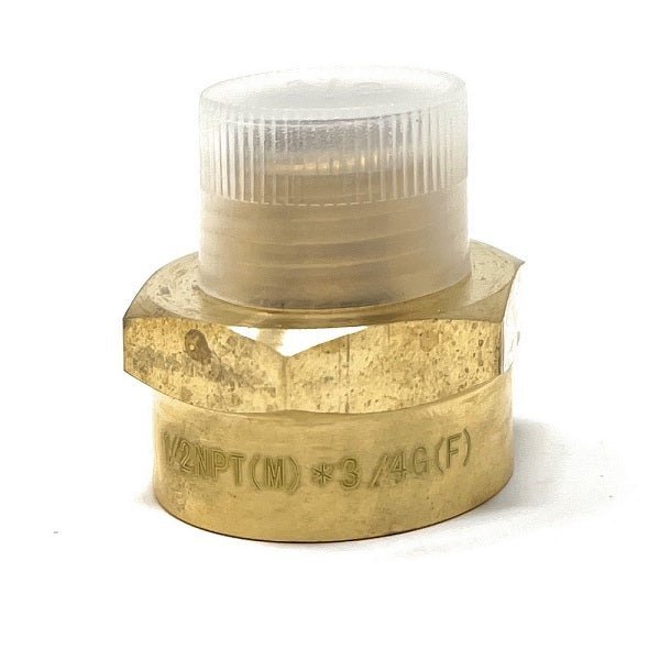 Durable brass BSPP G thread to NPT thread converter fitting