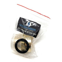 Gascada Showers MF Adapter NPT3/4 G3/4 in clear packaging on a white background