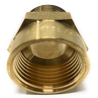 BSPP G1 to NPT 1 inch brass water pipe connector