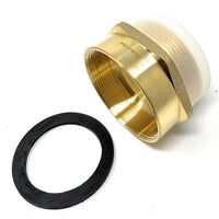 Lead-Free 3" G Thread (Metric BSPP) Female to NPT Thread Male Pipe Fitting Adapter - Cascada Showers