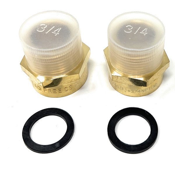 Brass BSPP female NPT male pipe fitting adapter with washer 120 PSI rated