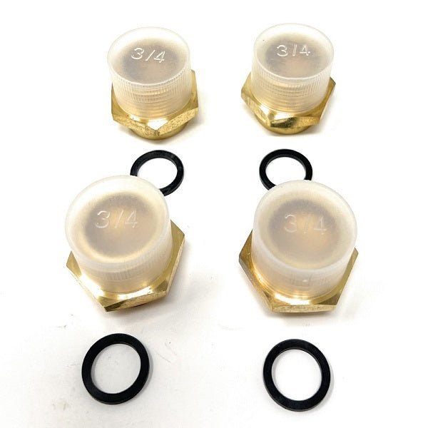 Lead-free G Thread to NPT brass adapter with washer for water supply lines
