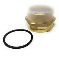 Lead-free brass G Thread NPT adapter with rubber washer for plumbing renovation
