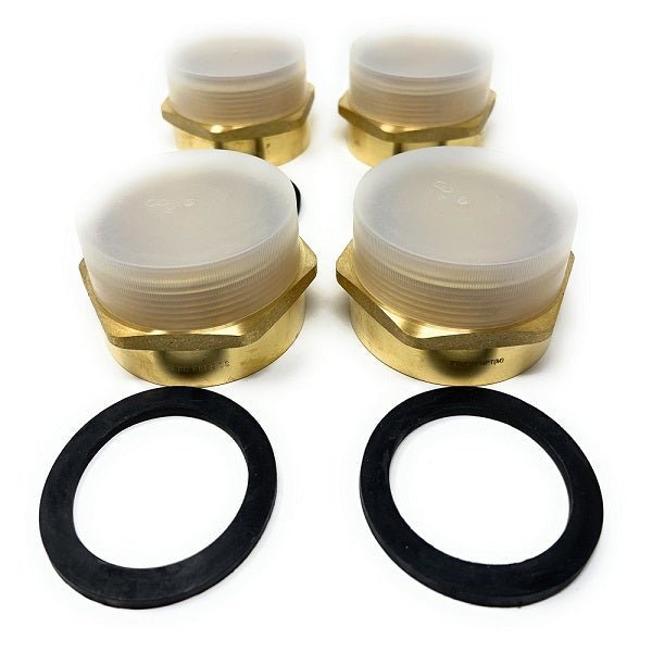 Lead-free G Thread BSPP to NPT male adapter with sealing washer included