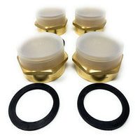 Lead-free G Thread BSPP to NPT male adapter with sealing washer included