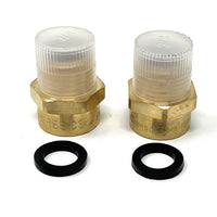 Lead-free brass G Thread BSPP female to NPT male pipe adapter with washer
