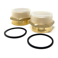 Lead-free brass BSPP to NPT pipe fitting with sealing washer 120 PSI