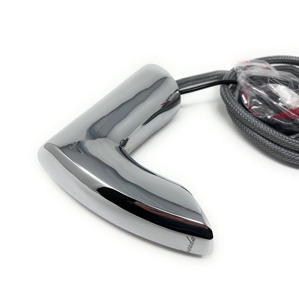 SensorFlo hands-free faucet installed on sink with concealed plumbing connections