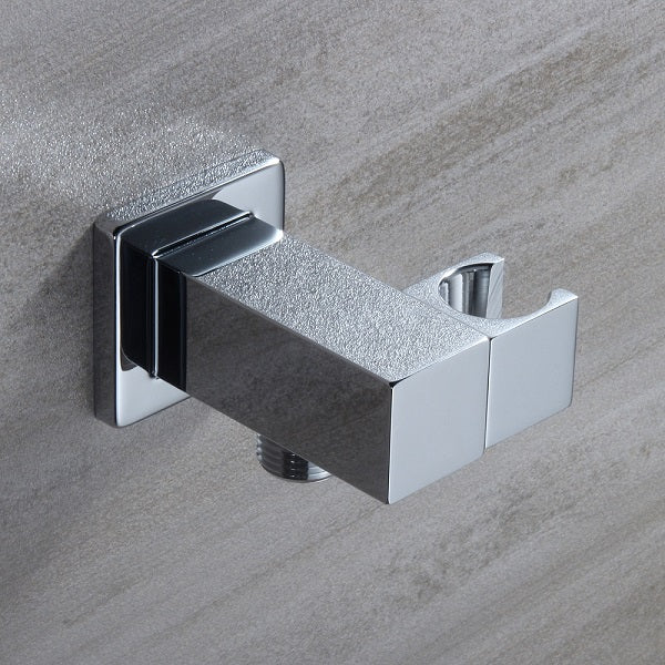 Wall Mount Handheld Showerhead Holder - Cascada Showers Cascada Wall Mount Shower Head Holder for Bathroom with 360 Degrees Adjustable Bracket for Handheld Showerhead