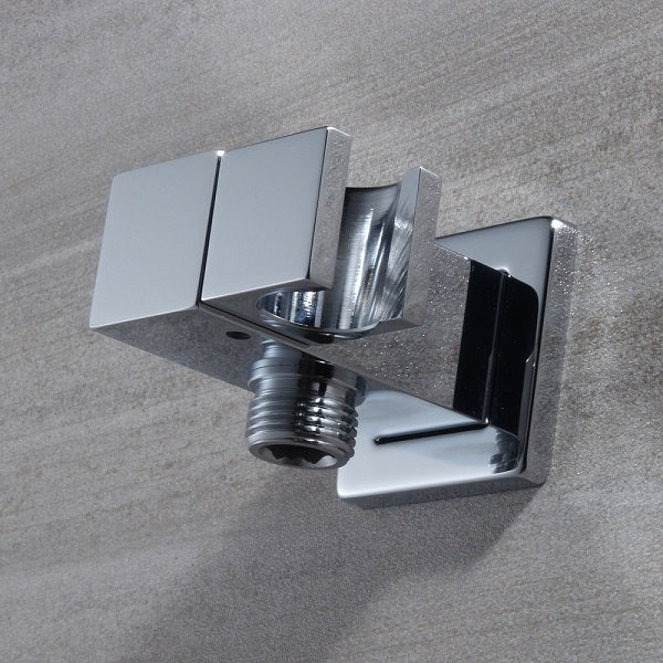 Wall Mount Handheld Showerhead Holder - Cascada Showers Cascada Wall Mount Shower Head Holder for Bathroom with 360 Degrees Adjustable Bracket for Handheld Showerhead