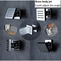 10" Wall Mount Luxury Rainfall Thermostatic Shower Set - Cascada Showers