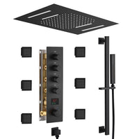 15"x23" Catania Digital LED Music Shower System by Cascada Showers - Cascada Showers