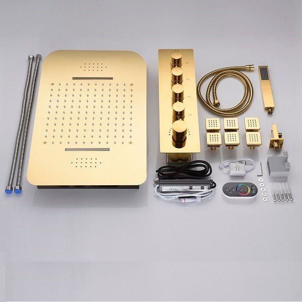 15”x23” LED Shower System by Cascada - Cascada Showers