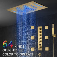 15"x23" Palermo Digital LED Music Shower System By Cascada Showers - Cascada Showers