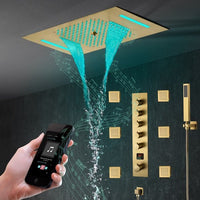 15"x23" Palermo Digital LED Music Shower System By Cascada Showers - Cascada Showers