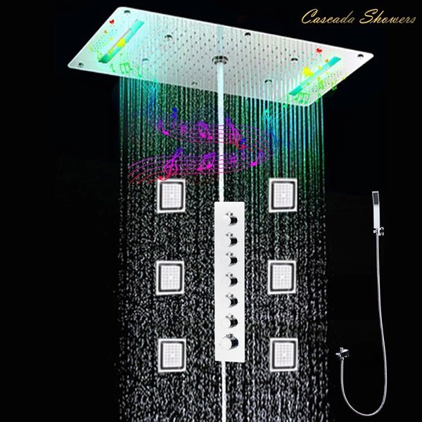 ceiling mount rainfall shower head; luxury rainfall shower head; shower head; shower heads; matte black; showerhead; best shower heads; shower head with hose; handheld shower head; high pressure shower head; waterfall shower head;