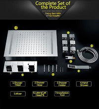 Flush-Mounted Cascada Smart Shower System in Chrome Finish