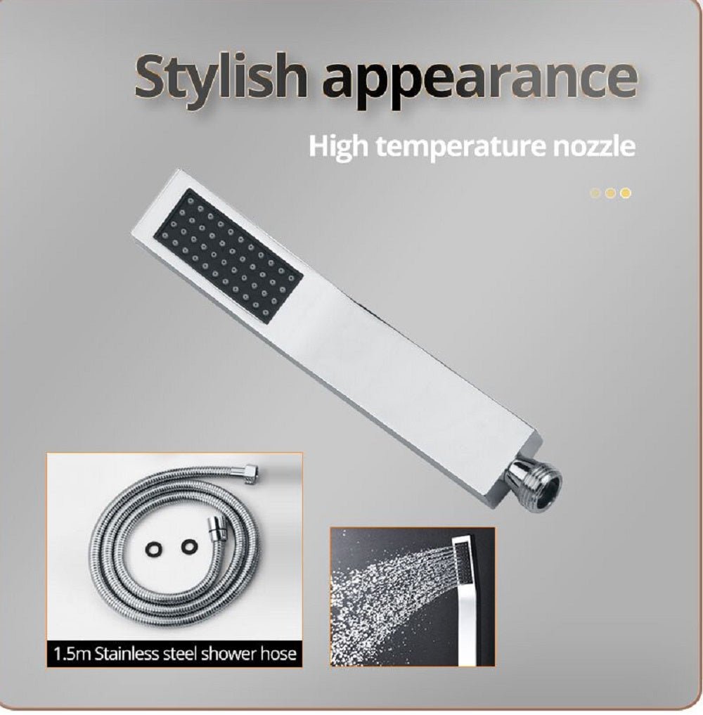 15”x23” Rectangle Music LED Shower Set