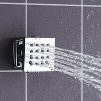 Full Set of Cascada Recessed Shower System with Jets and Remote