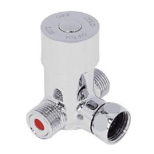 Automatic Hands Free Modern Contemporary Design Sensor Faucet (Hot & Cold), Chrome