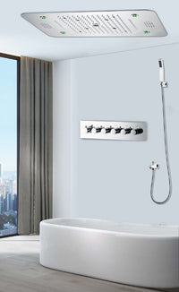 15”x23” Rectangle Music LED Shower Set