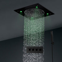13” LED Shower Set with 4 handle 2-way Mixer