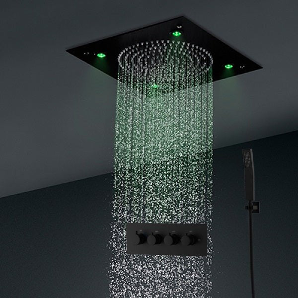 13” LED Shower Set with 4 handle 2-way Mixer