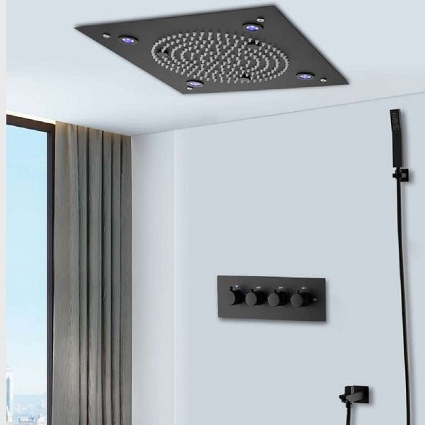 13” LED Shower Set with 4 handle 2-way Mixer