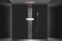 15”x23” Rectangle Music LED Shower Set