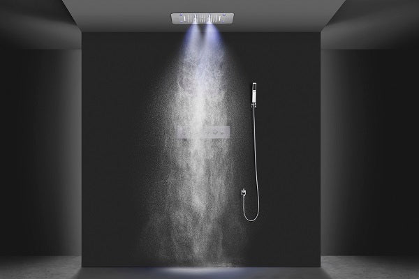 15”x23” Rectangle Music LED Shower Set