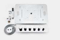 15”x23” Rectangle Music LED Shower Set