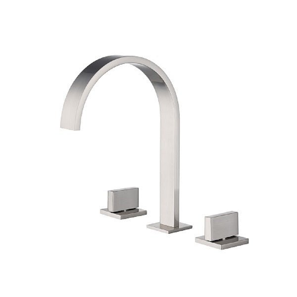 Cascada Classic Design Waterfall Bathroom Sink Faucet with 2 Square