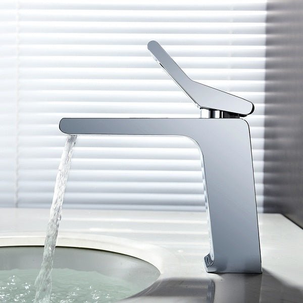 Cascada Single Handle Waterfall Bathroom Sink Faucet
