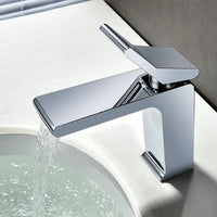Cascada Single Handle Waterfall Bathroom Sink Faucet