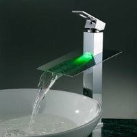 LED Waterfall Vessel Faucet