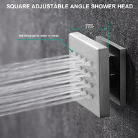 Cascada 12" Siena Digital LED Bluetooth Shower System - Cascada Showers