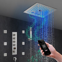 Cascada 12" Siena Digital LED Bluetooth Shower System - Cascada Showers