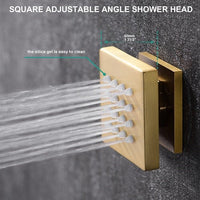 Cascada 12" Turin Digital LED Bluetooth Shower System - Cascada Showers