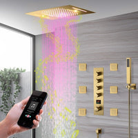 Cascada 15"x23" Trento Digital LED Shower System - Cascada Showers