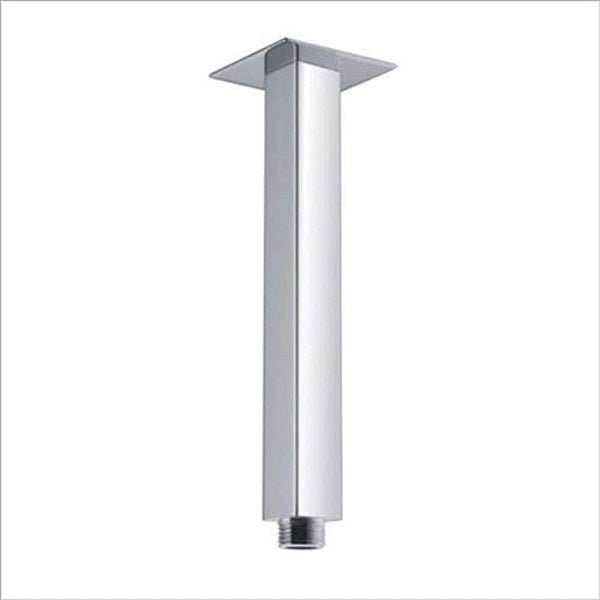 Cascada 16 Inch Ceiling Mount Square Rainfall LED Shower Head, Stainless Steel (include Shower Arm) - Cascada Showers