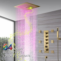 Cascada 16" Siena Digital Music LED Shower System - Cascada Showers