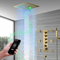 Cascada 16" Siena Digital Music LED Shower System - Cascada Showers