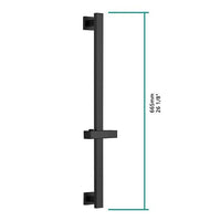 Cascada 27" Sliding Bar with Adjustable Hand Shower Holder - Cascada Showers