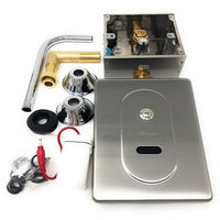 concealed sensor urinal flush valve auto toilet kit cascada automatic flusher toilets power replacement touchless valve attachment tool no touch hands free flush valves premium set stainless steel toilet flusher solid structure automatically flushing