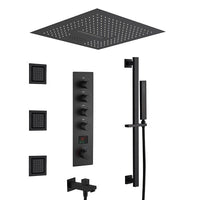 Cascada Geneva 16” LED Shower System with Digital Valve & Bluetooth Speaker - Cascada Showers