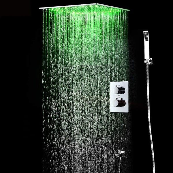 shower head, thermostatic shower, rain shower, rain shower faucet, shower head sets for bathroom