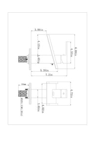 Cascada Waterfall LED Bathroom Sink Faucet - Cascada Showers