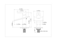 Cascada Waterfall LED Bathroom Sink Faucet - Cascada Showers