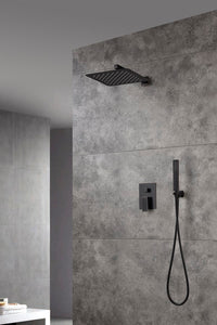Cascada Geneva 12” Best Rain Showerhead with Handheld Shower