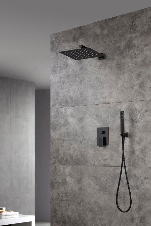 Cascada Geneva 12” Best Rain Showerhead with Handheld Shower